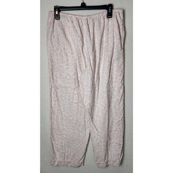 Victoria's Secret pj bottoms Pink & White Women's M soft comfort lounge sleep - Picture 6 of 10